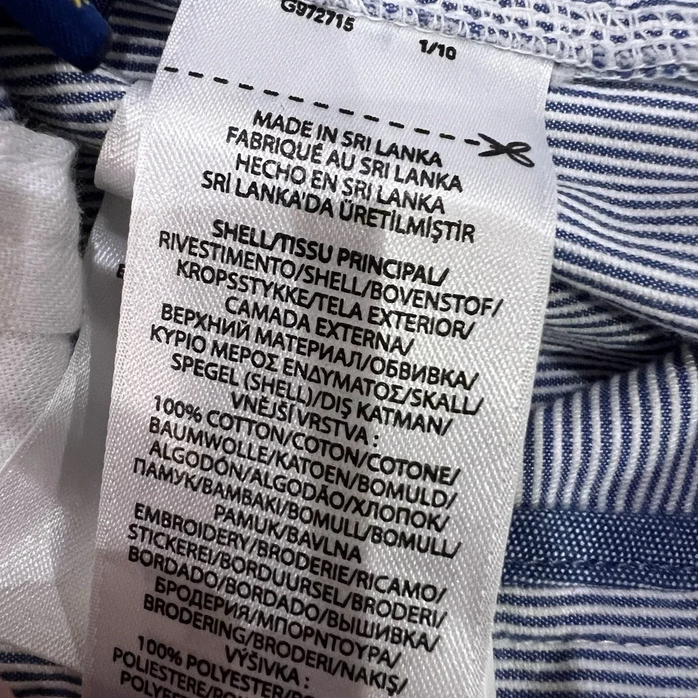 Polo Ralph Lauren Shorts Mens 38x8 Classic Fit Seersucker Pony‎ Logo Nautical